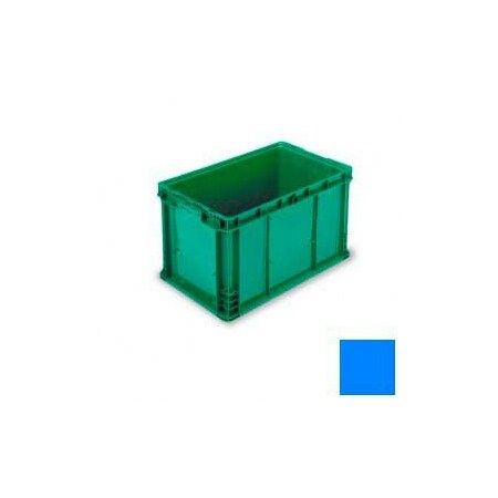Lewisbins ORBIS Stakpak NXO2415-14 Modular Straight Wall Container, 24"L x 15"W x 14-1/2"H, Blue NXO2415-14-BL